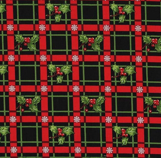 Happy Holly-Days - Holly-Day Plaid Garland - Licence To Quilt