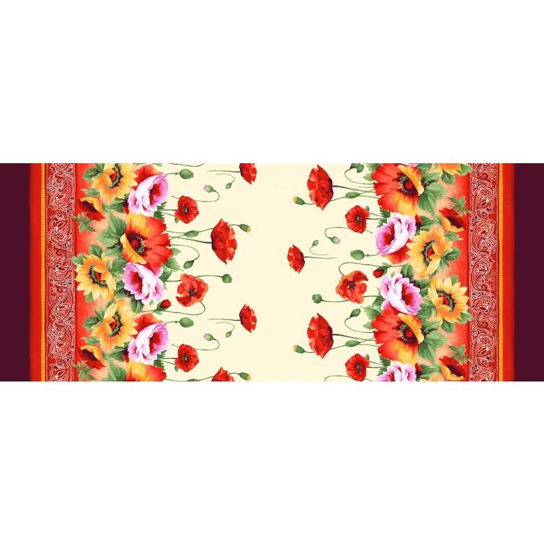 Blooms Of Beauty - Double Border - Licence To Quilt