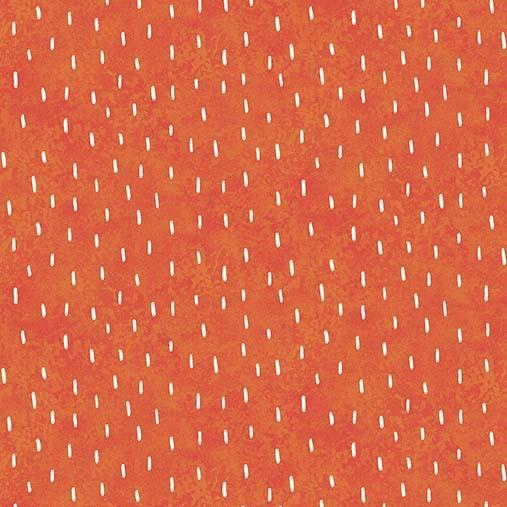 Mushroom Fan Club - Bespeckled Orange - Licence To Quilt